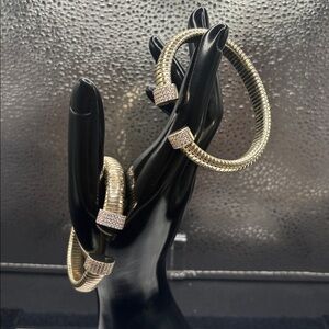 Elegant Gold and Silver Women's Bangle 69 each